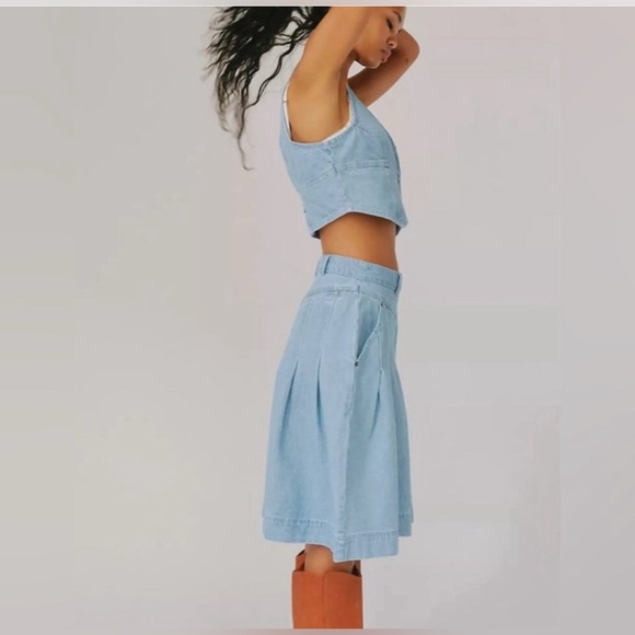 4. NWT Free People Scout Denim Set - Picture 5 of 7